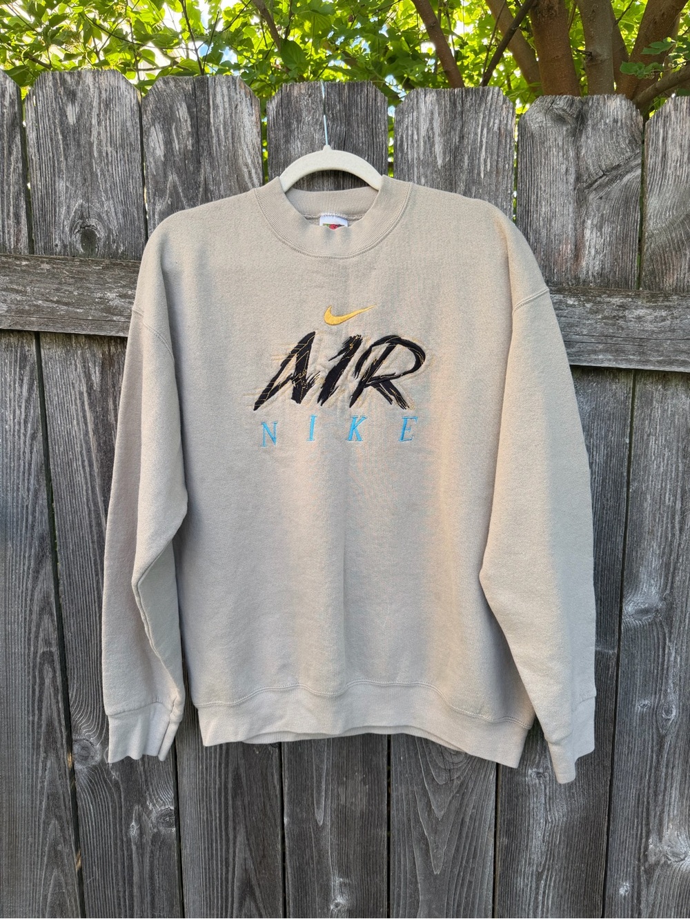 Vintage 90s Nike Air Sweatshirt- flea market bootleg